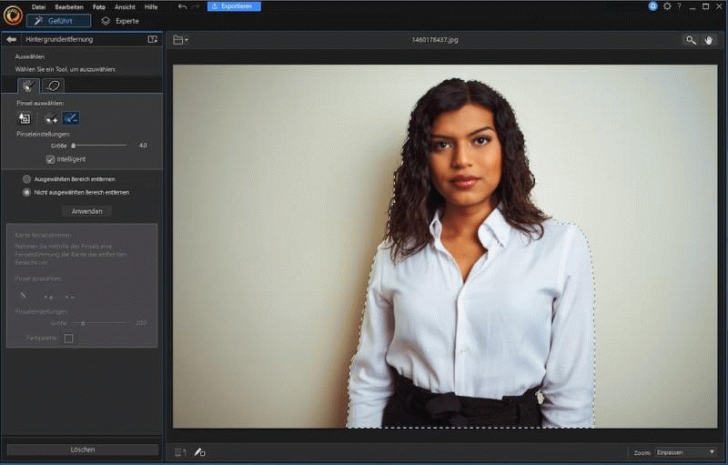 PhotoDirector PC - Bildqualität verbessern